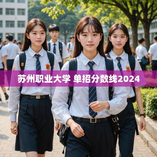 苏州职业大学 单招分数线2024
