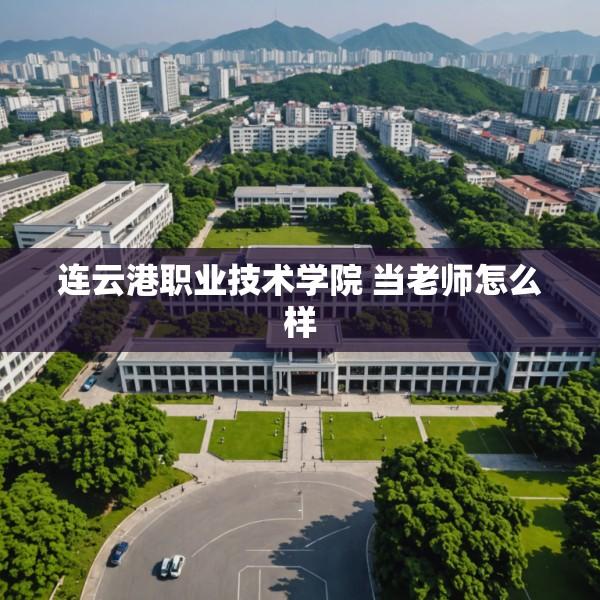 连云港职业技术学院 当老师怎么样