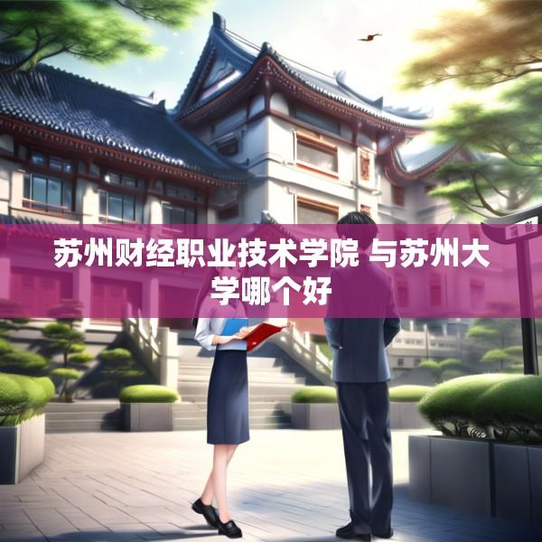 苏州财经职业技术学院 与苏州大学哪个好