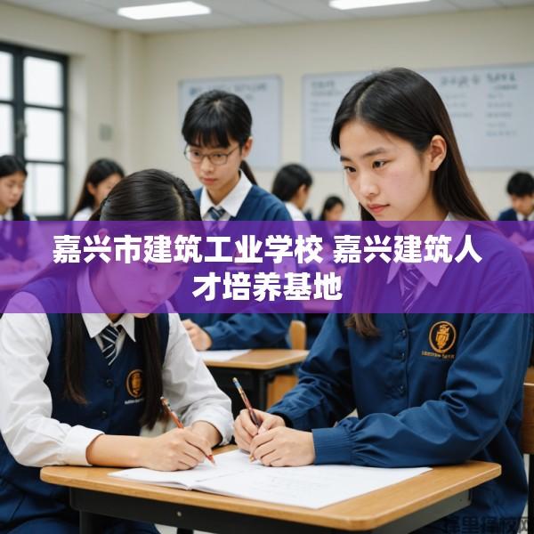 嘉兴市建筑工业学校 嘉兴建筑人才培养基地