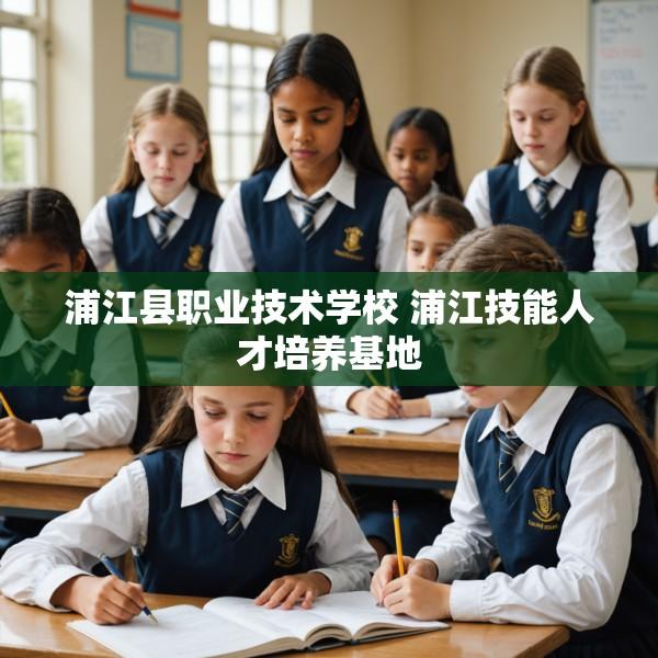 浦江县职业技术学校 浦江技能人才培养基地