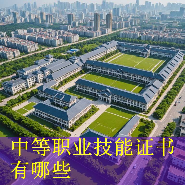 中等职业技能证书有哪些