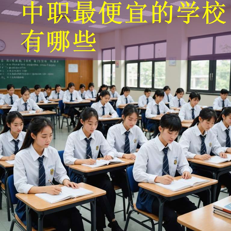 中职最便宜的学校有哪些