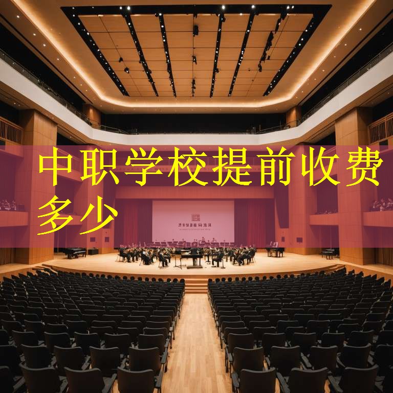 中职学校提前收费多少