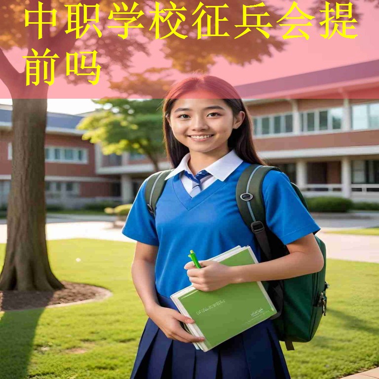 中职学校征兵会提前吗