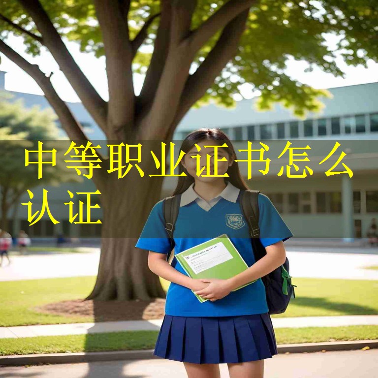 中等职业证书怎么认证