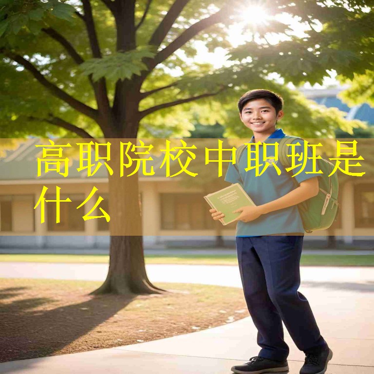高职院校中职班是什么