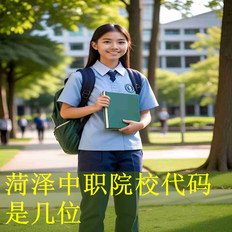 菏泽中职院校代码是几位