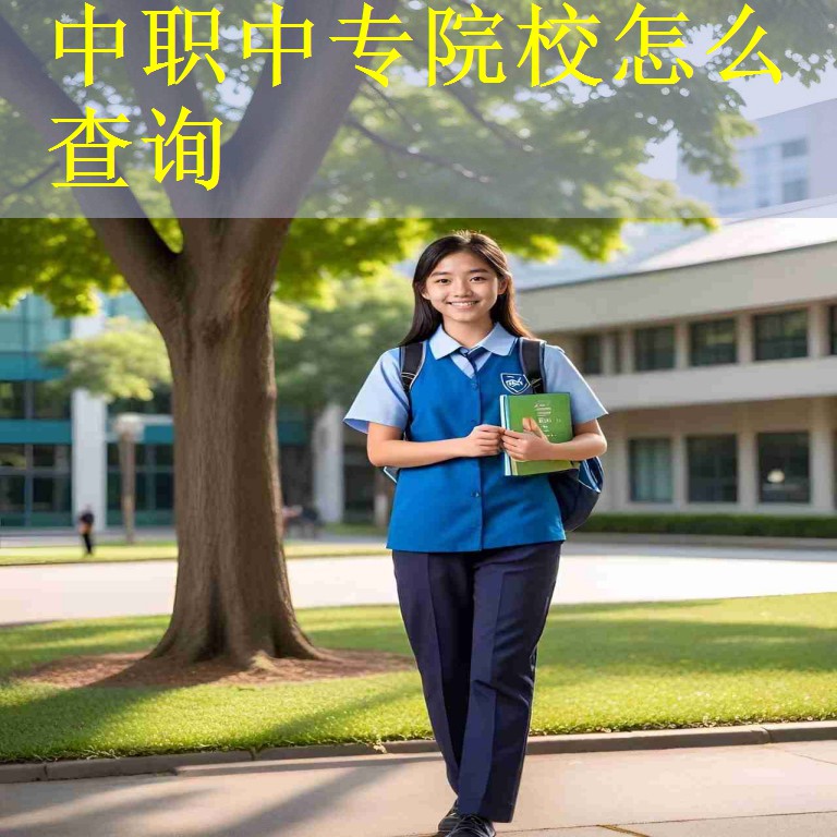 中职中专院校怎么查询