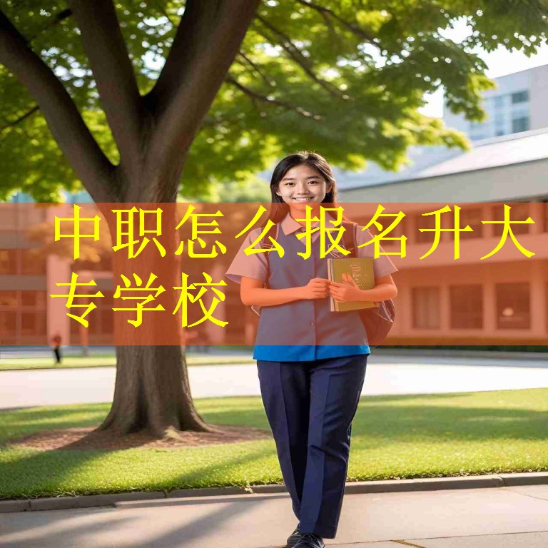 中职怎么报名升大专学校