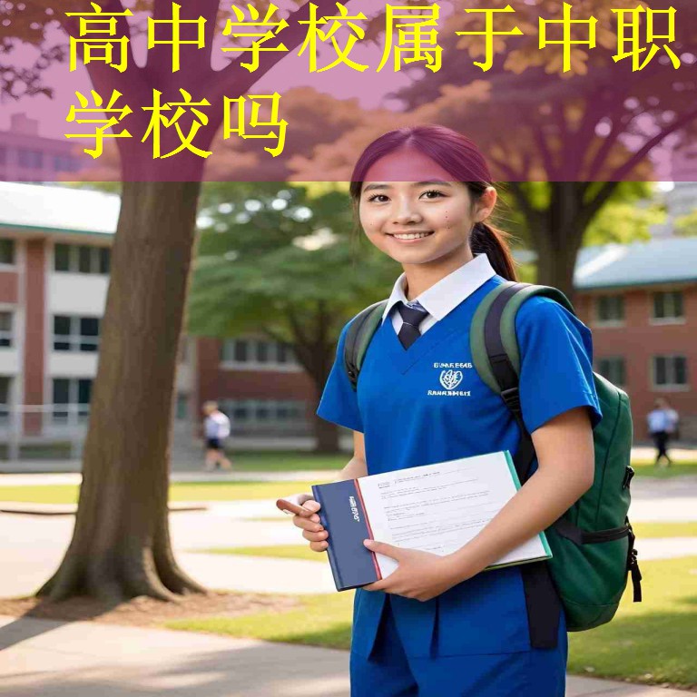 高中学校属于中职学校吗