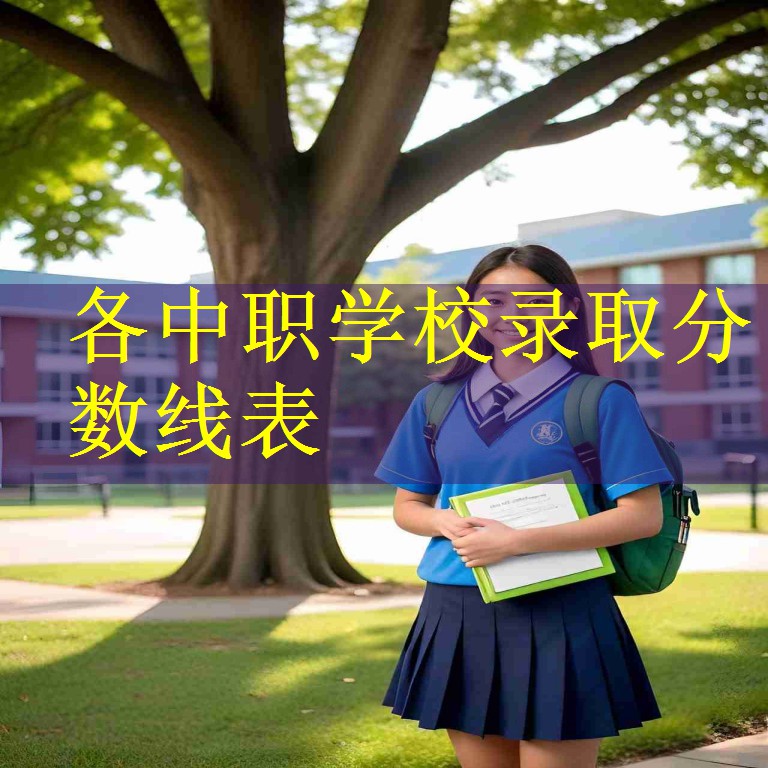 各中职学校录取分数线表