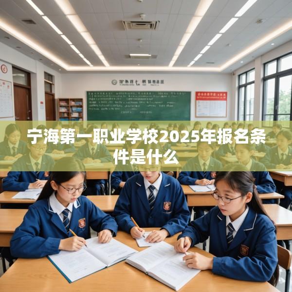 宁海第一职业学校2025年报名条件是什么