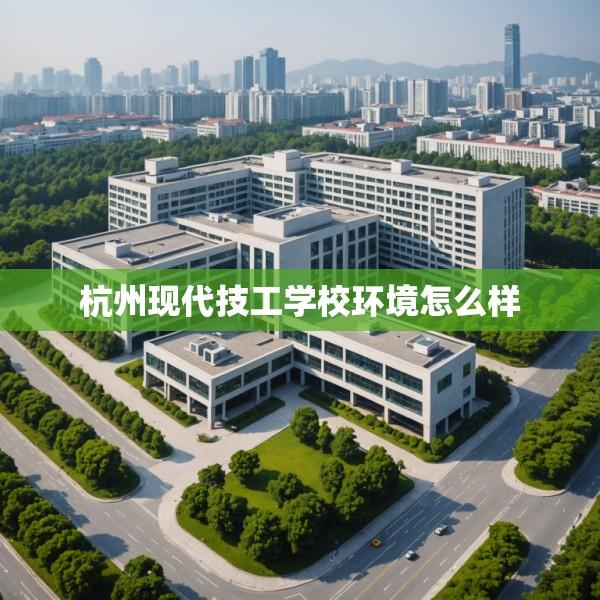 杭州现代技工学校环境怎么样