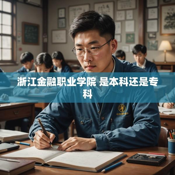 浙江金融职业学院 是本科还是专科