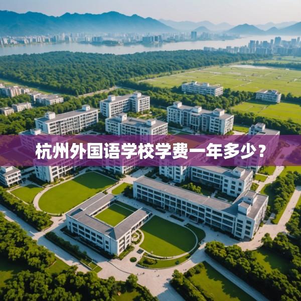 杭州外国语学校学费一年多少？
