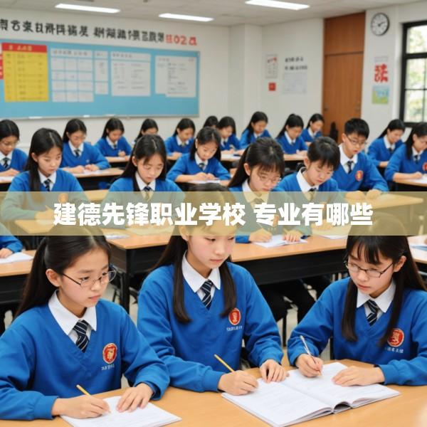 建德先锋职业学校 专业有哪些