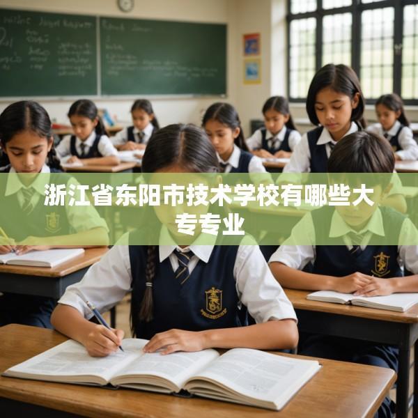 浙江省东阳市技术学校有哪些大专专业