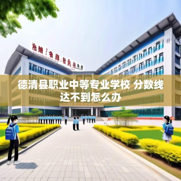 德清县职业中等专业学校 分数线达不到怎么办