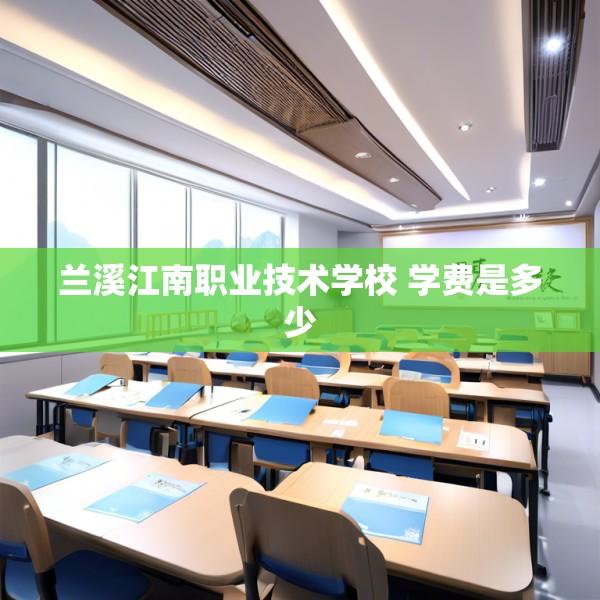 兰溪江南职业技术学校 学费是多少