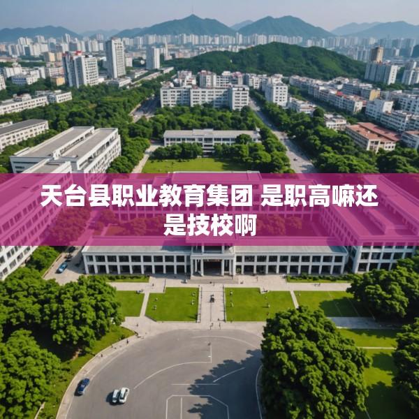 天台县职业教育集团 是职高嘛还是技校啊