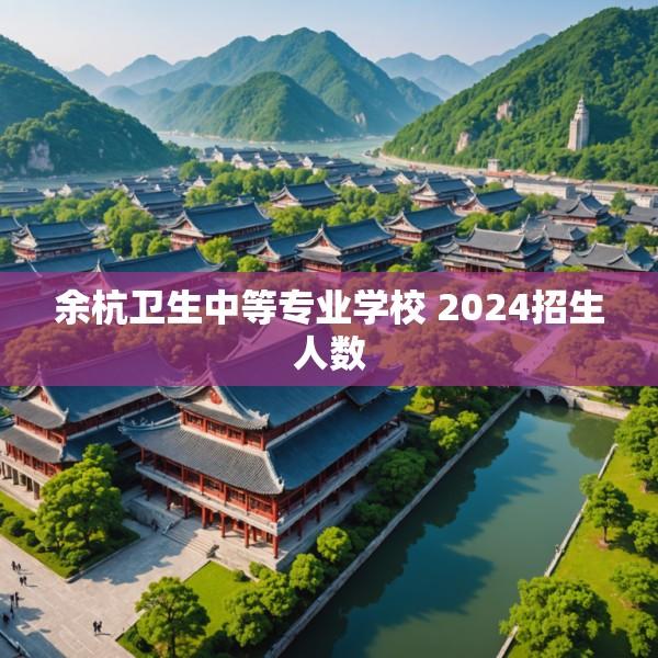 余杭卫生中等专业学校 2024招生人数