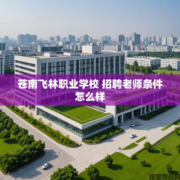 苍南飞林职业学校 招聘老师条件怎么样