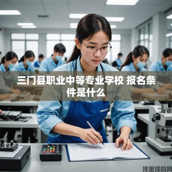 三门县职业中等专业学校 报名条件是什么