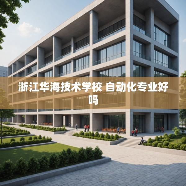 浙江华海技术学校 自动化专业好吗