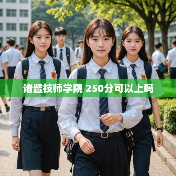 诸暨技师学院 250分可以上吗