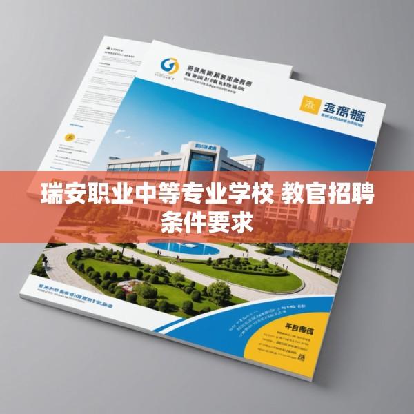 瑞安职业中等专业学校 教官招聘条件要求
