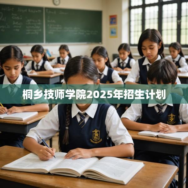桐乡技师学院2025年招生计划