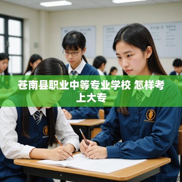 苍南县职业中等专业学校 怎样考上大专