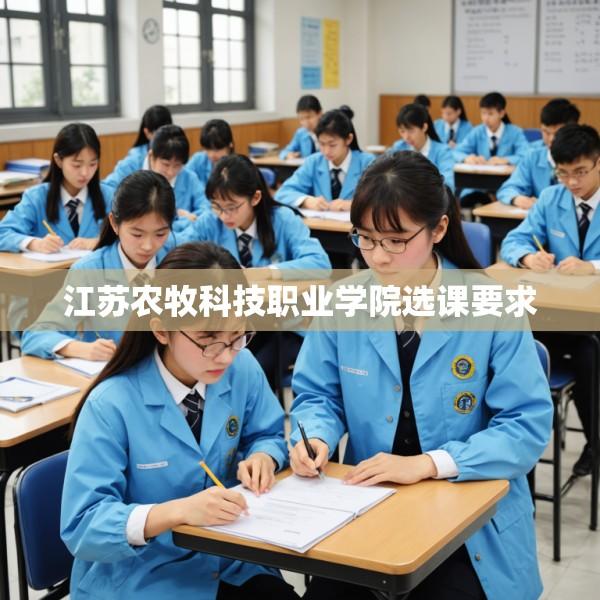 江苏农牧科技职业学院选课要求