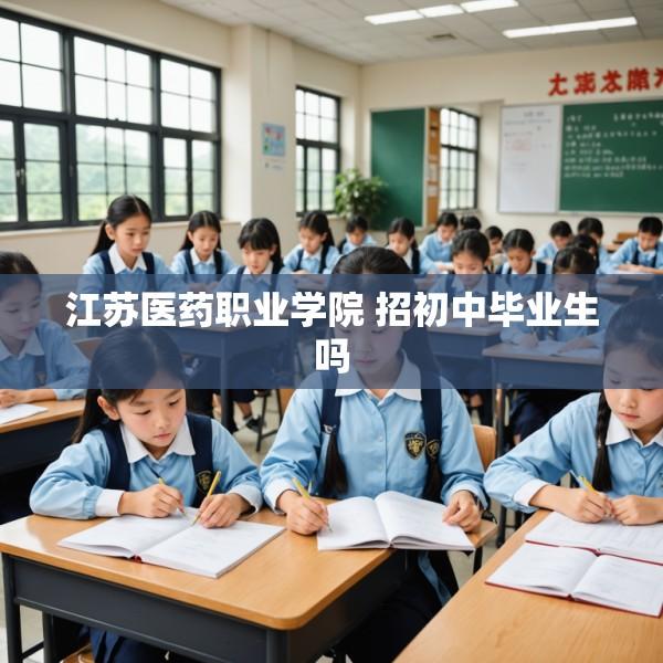 江苏医药职业学院 招初中毕业生吗
