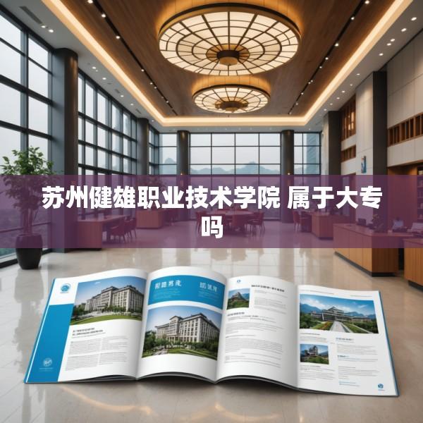 苏州健雄职业技术学院 属于大专吗