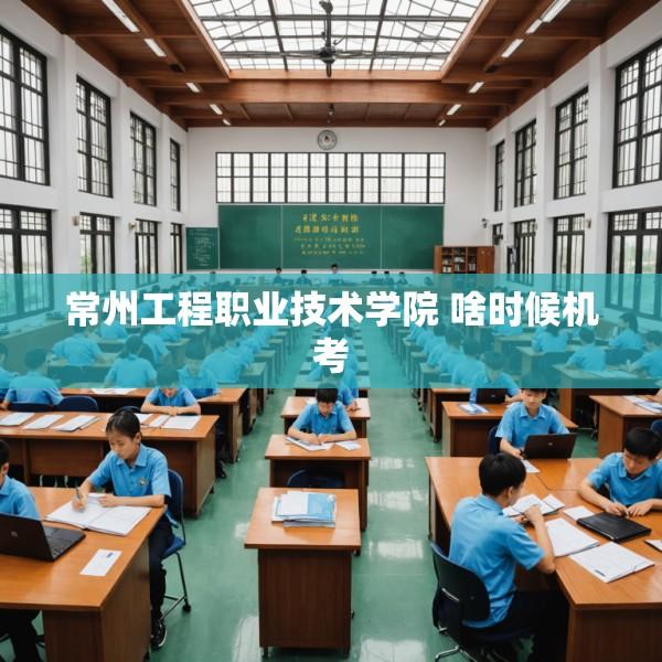 常州工程职业技术学院 啥时候机考