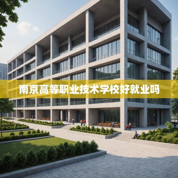 南京高等职业技术学校好就业吗