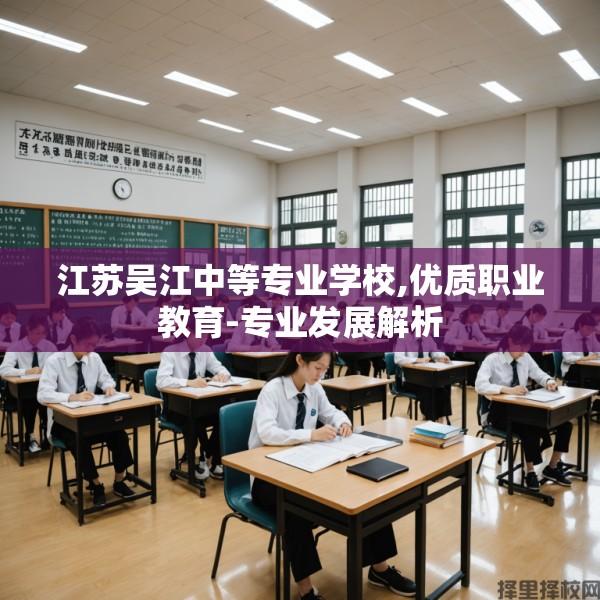 江苏吴江中等专业学校,优质职业教育-专业发展解析