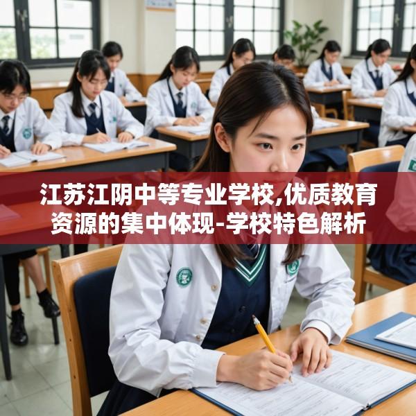 江苏江阴中等专业学校,优质教育资源的集中体现-学校特色解析