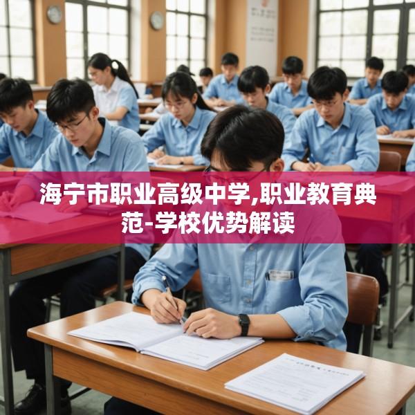 海宁市职业高级中学,职业教育典范-学校优势解读