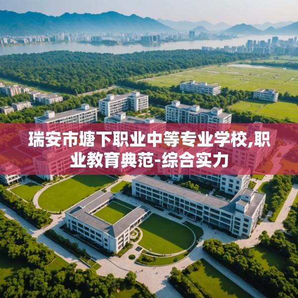 瑞安市塘下职业中等专业学校,职业教育典范-综合实力