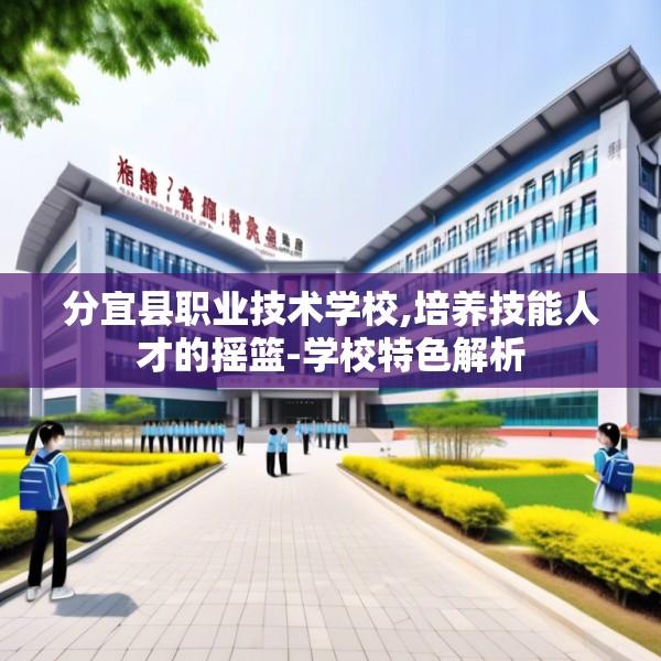 分宜县职业技术学校,培养技能人才的摇篮-学校特色解析