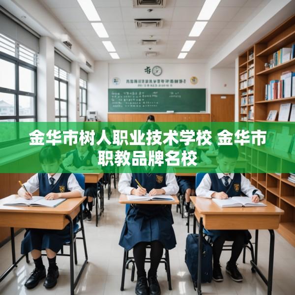 金华市树人职业技术学校 金华市职教品牌名校