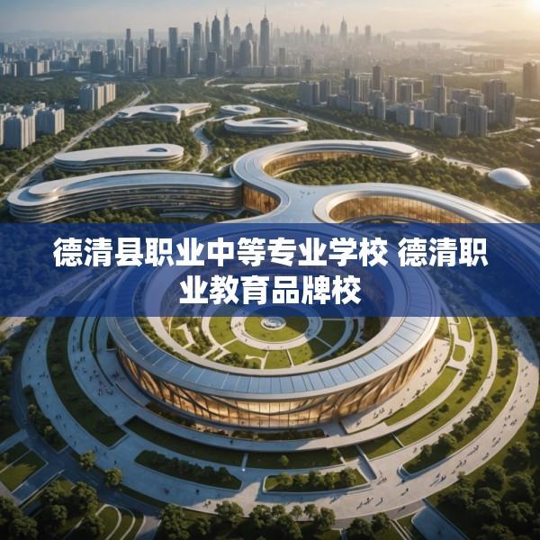 德清县职业中等专业学校 德清职业教育品牌校