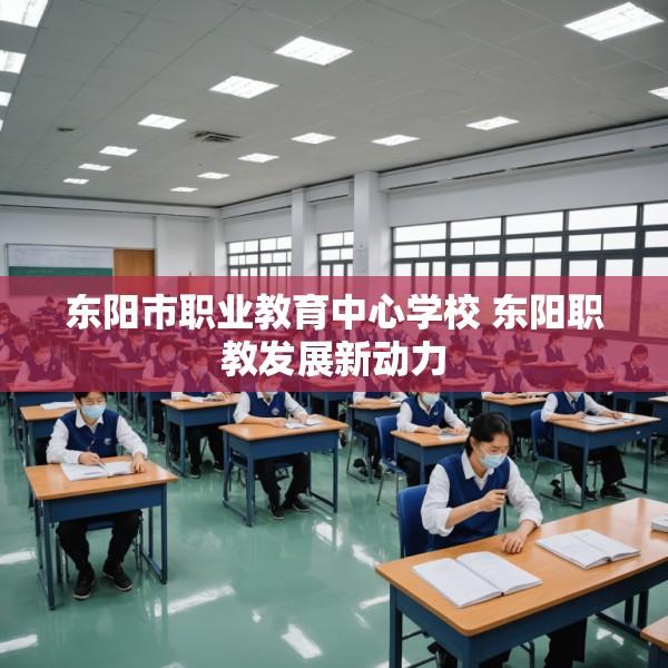 东阳市职业教育中心学校 东阳职教发展新动力