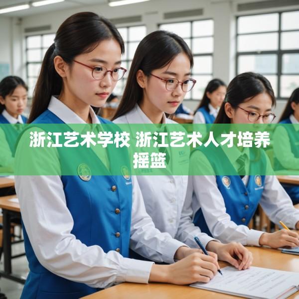 浙江艺术学校 浙江艺术人才培养摇篮
