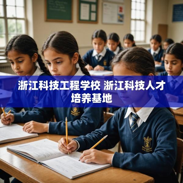 浙江科技工程学校 浙江科技人才培养基地