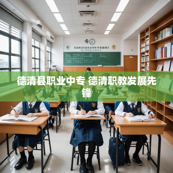 德清县职业中专 德清职教发展先锋