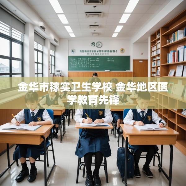 金华市稼实卫生学校 金华地区医学教育先锋